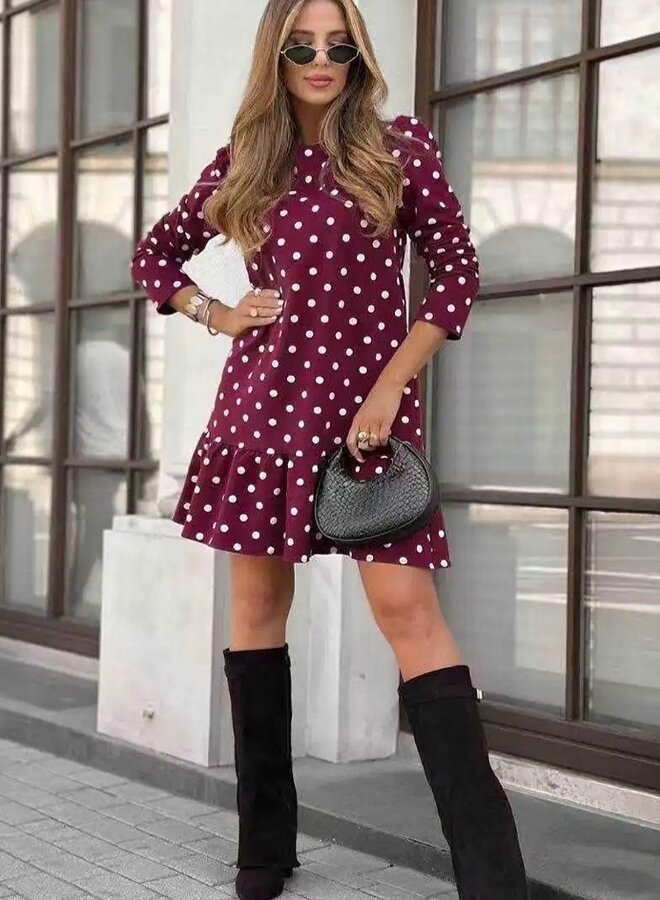 Polka Dot shift dress