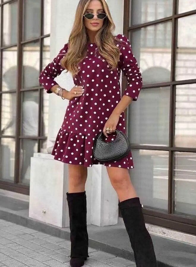 Polka Dot shift dress