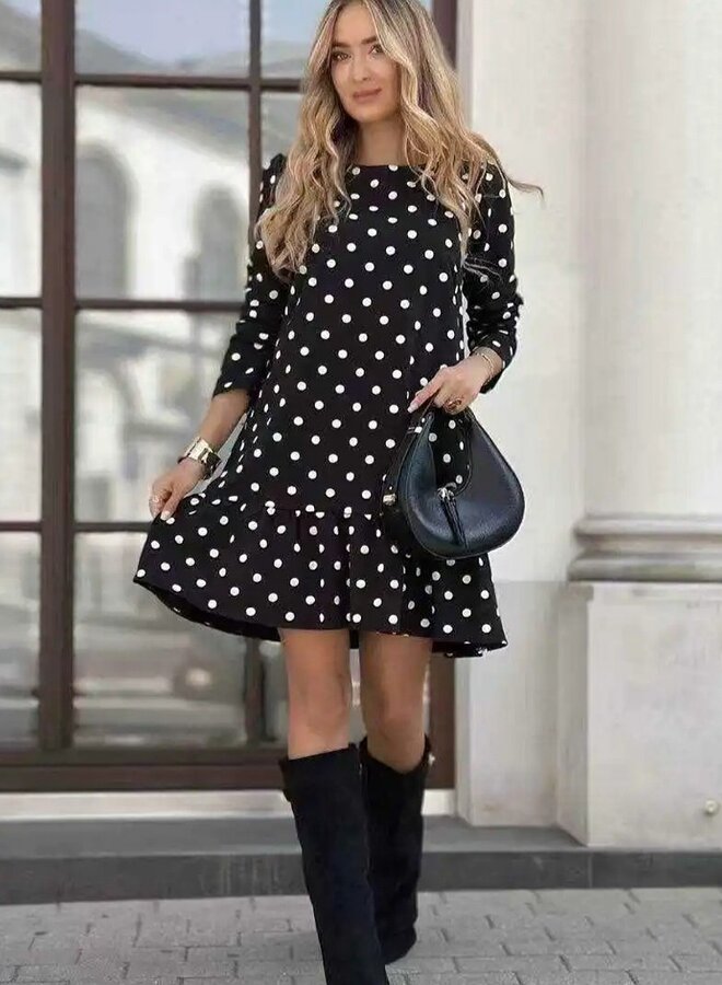 Polka Dot shift dress
