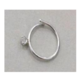 925-Sterling Silver Nose-Rings NOR9 Clear