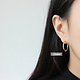 925-Sterling Silver Earrings EZ36 White Color