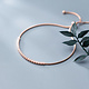 925-Sterling Silver Bracelet BZ23 Rose gold