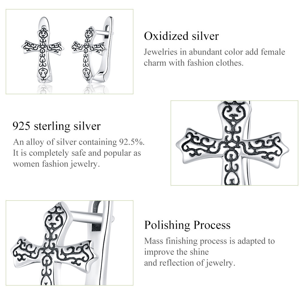 925-Sterling Silver Earrings ES348