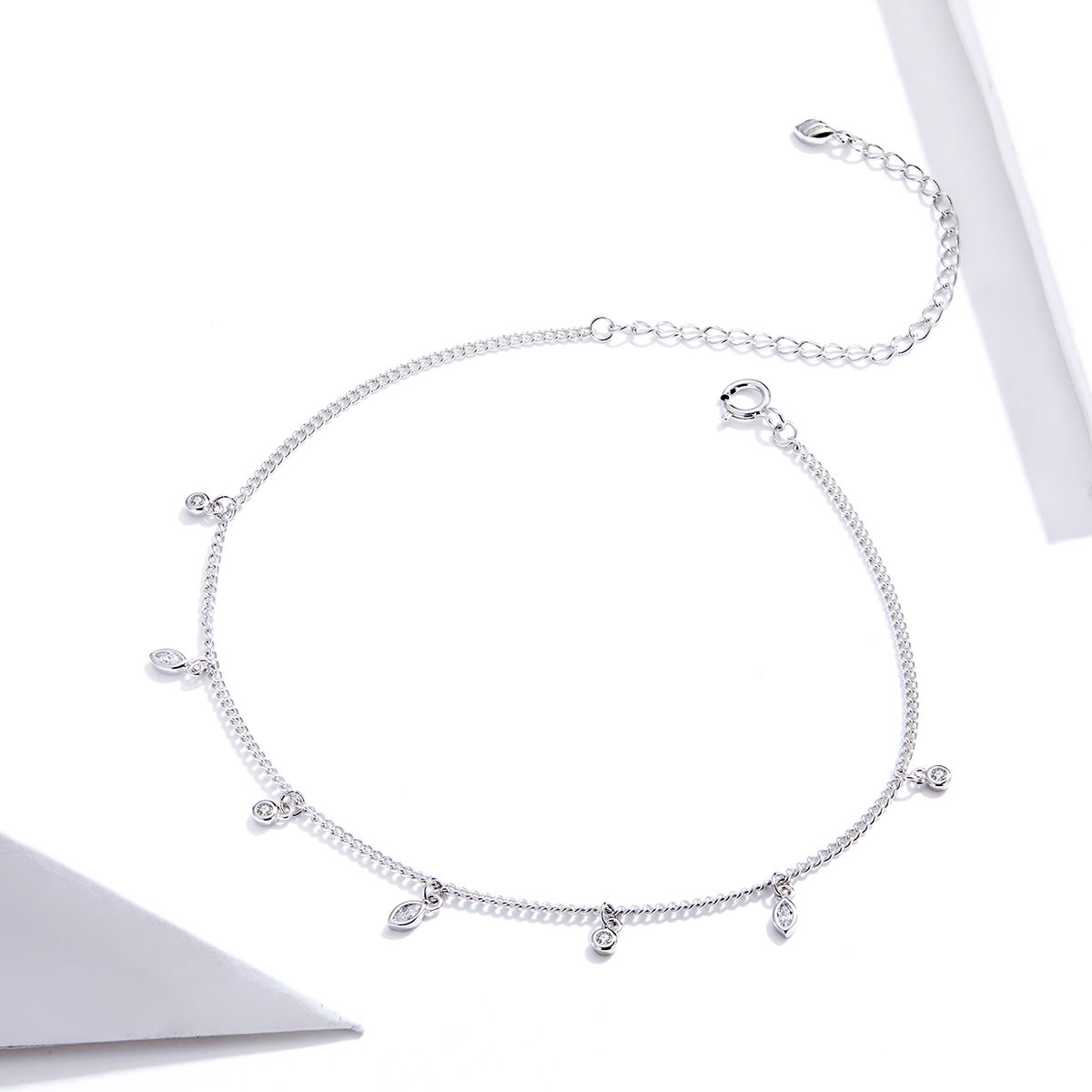 925-Sterling Silver Anklet AS80