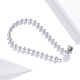 925-Sterling Silver Bracelet BS105 Size 19