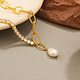 925-Silver & Baroque Pearl Bracelet BL75