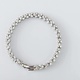 BZ49 925-Silver Heart Tennis Bracelet