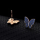 925-Sterling Silver Butterfly Earrings EH17