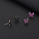 925-Sterling Silver Butterfly Earrings EH17