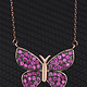 925-Sterling Silver Butterfly Necklace NH17