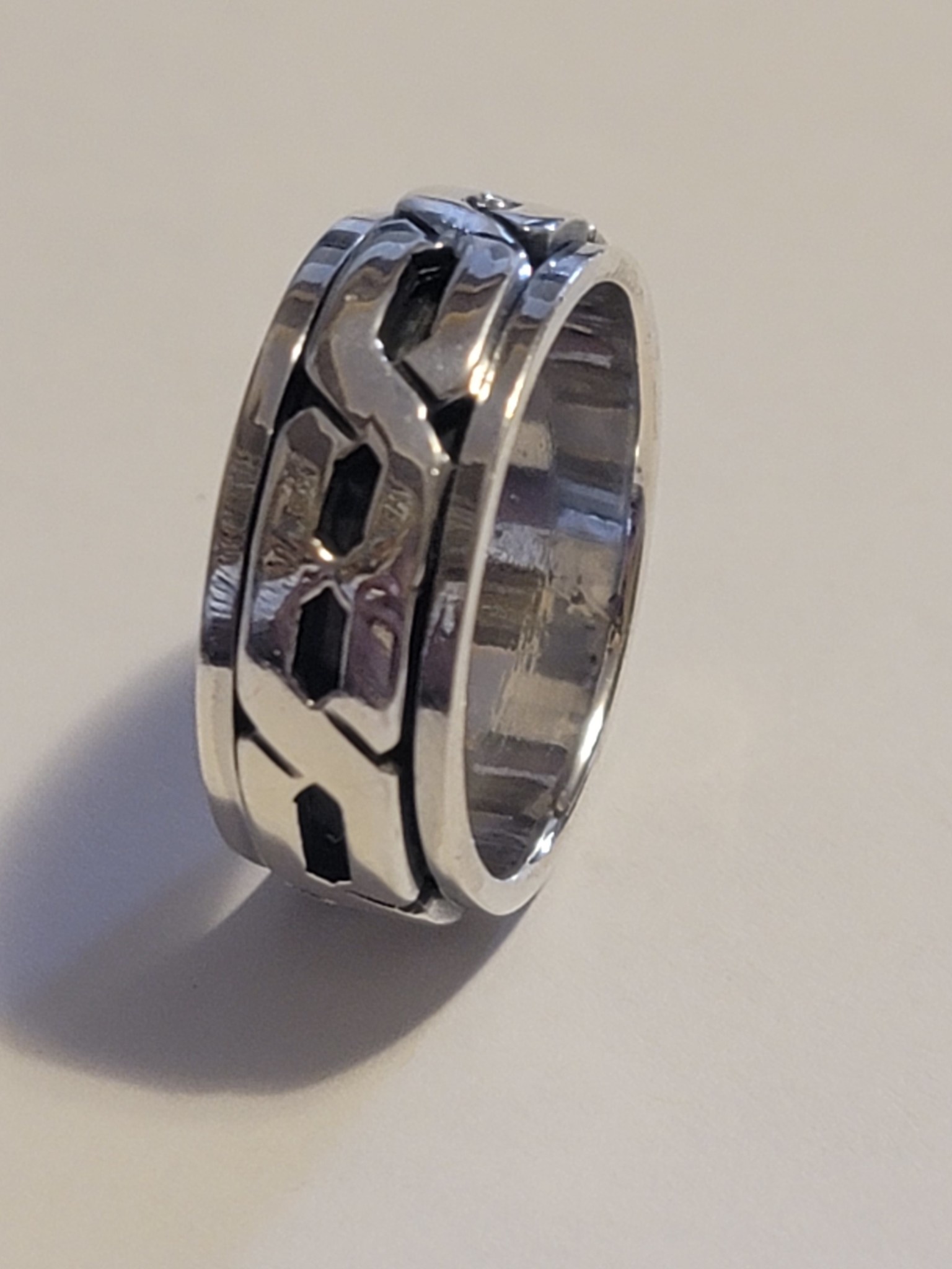 925-Sterling Silver Spinner Ring MRV5