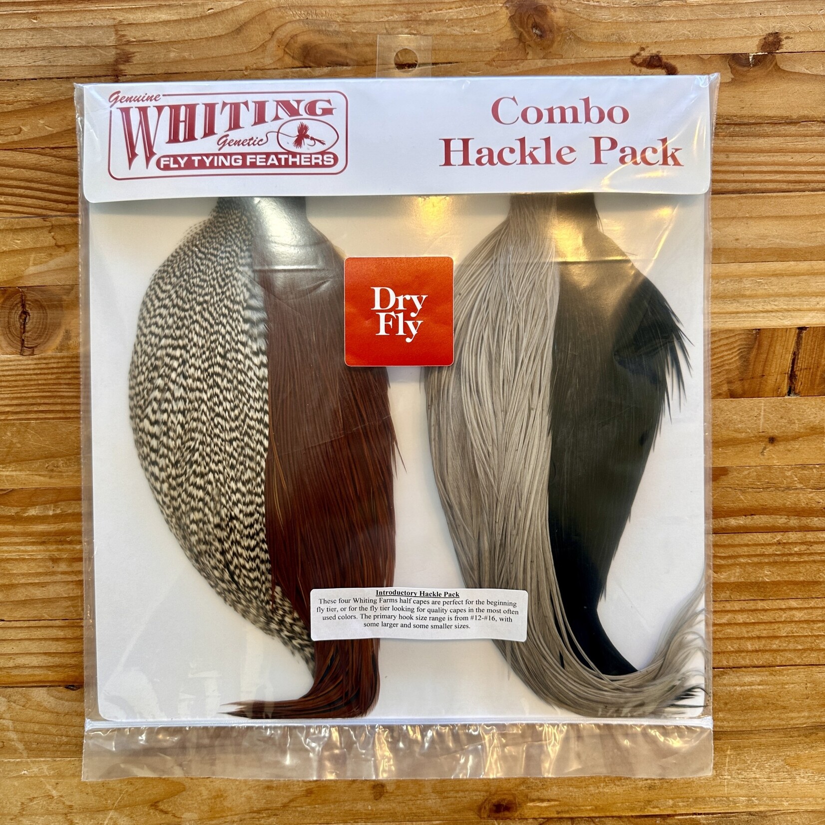 Whiting Farms WHITING INTRODUCTORY DRY FLY PACK - FOUR 1/2 ROOSTER CAPES