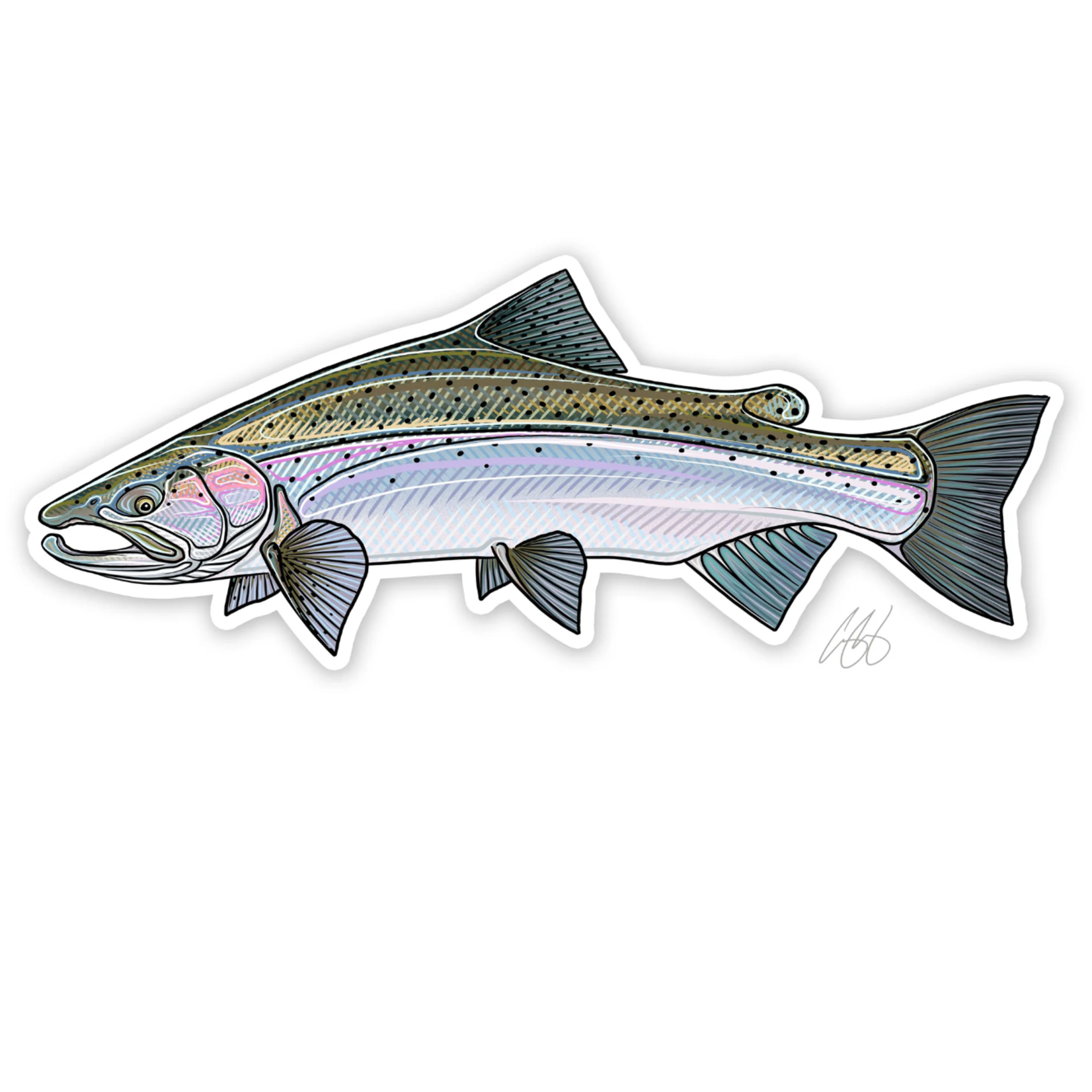 CASEY UNDERWOOD STICKER - STEELHEAD