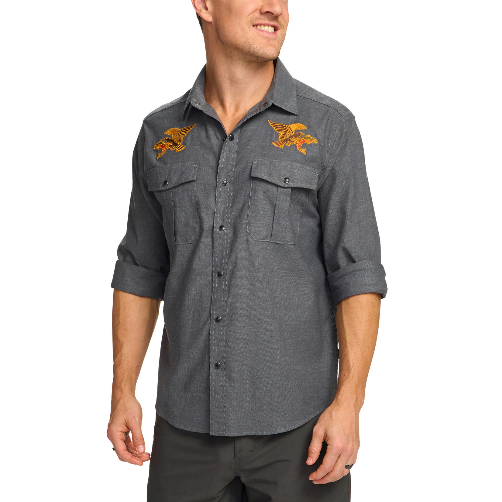 Howler Bros. Howler Bros. Gaucho Snapshirt - Osprey Prey