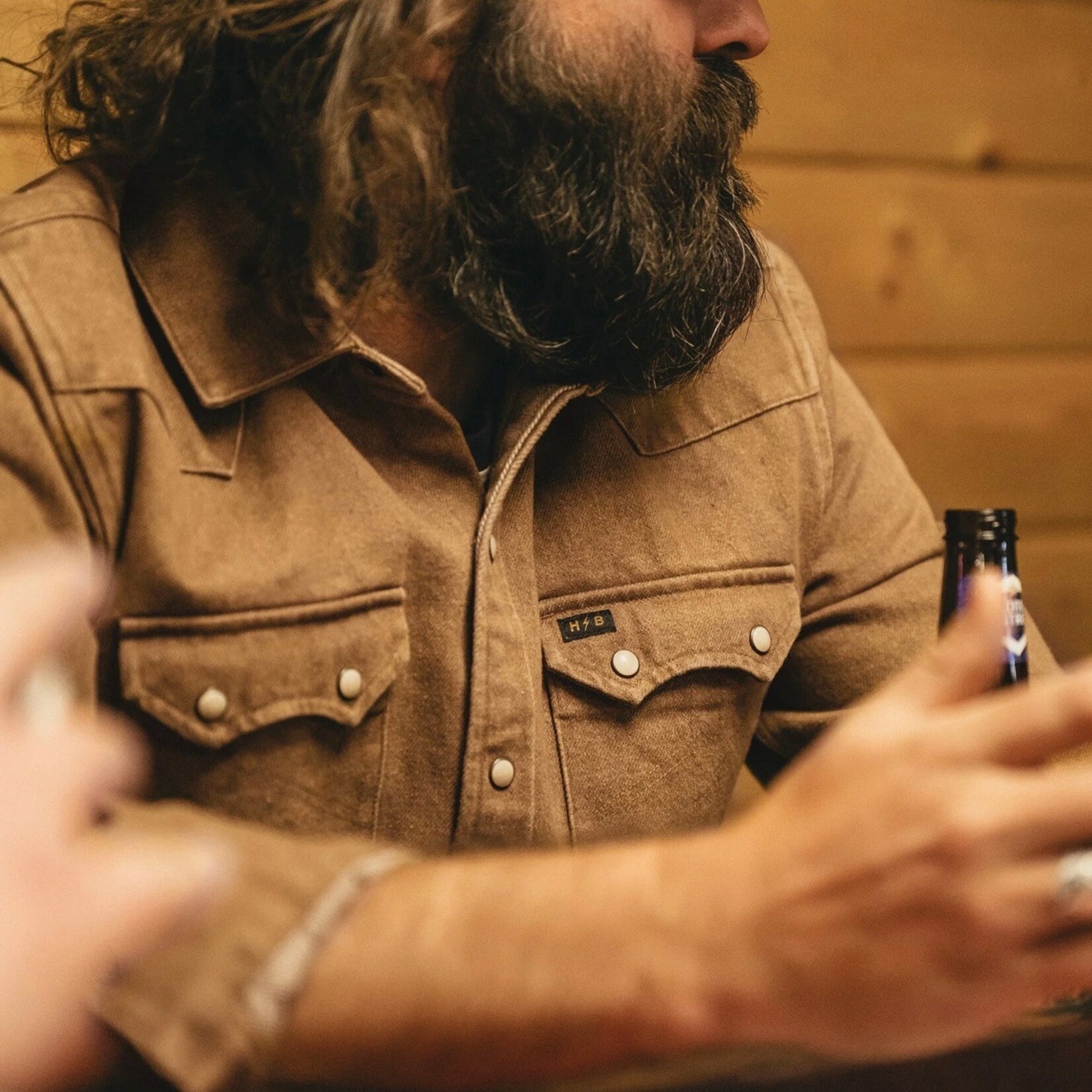 Howler Bros. Dust Up Denim Shirt - Owens Oaker Wash