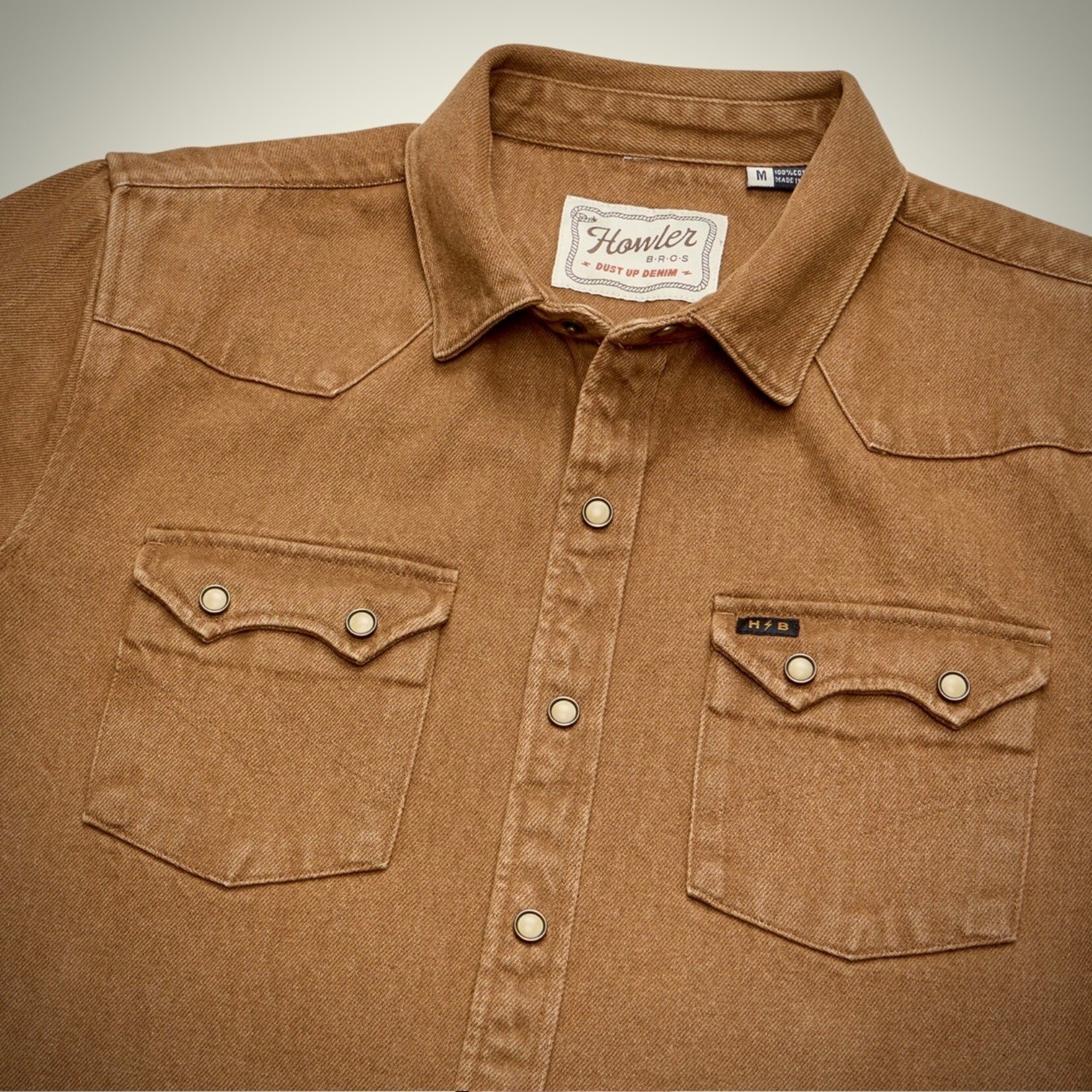 Howler Bros. Dust Up Denim Shirt - Owens Oaker Wash