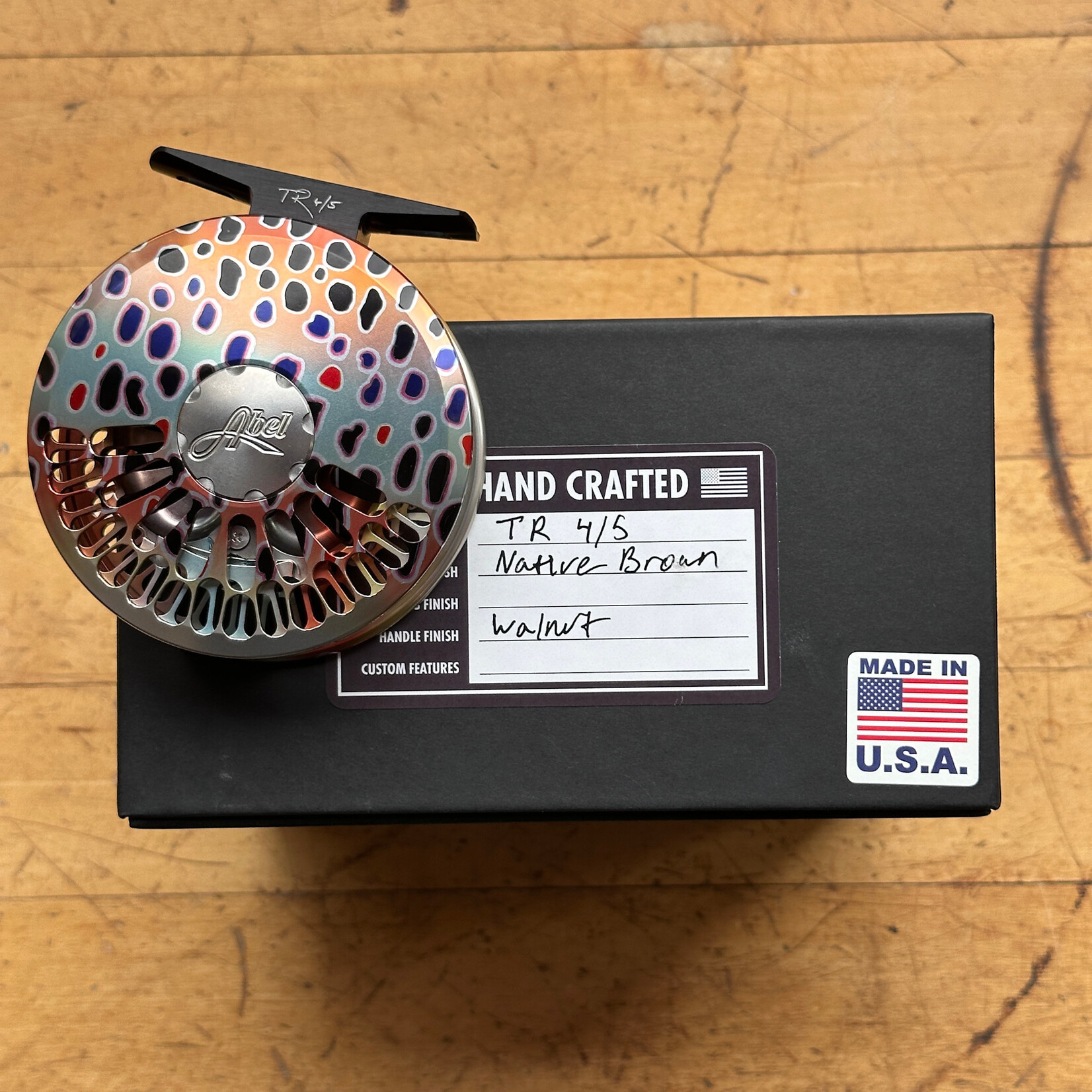 Abel Abel Reel TR 4/5 - Native Brown - Walnut Handle