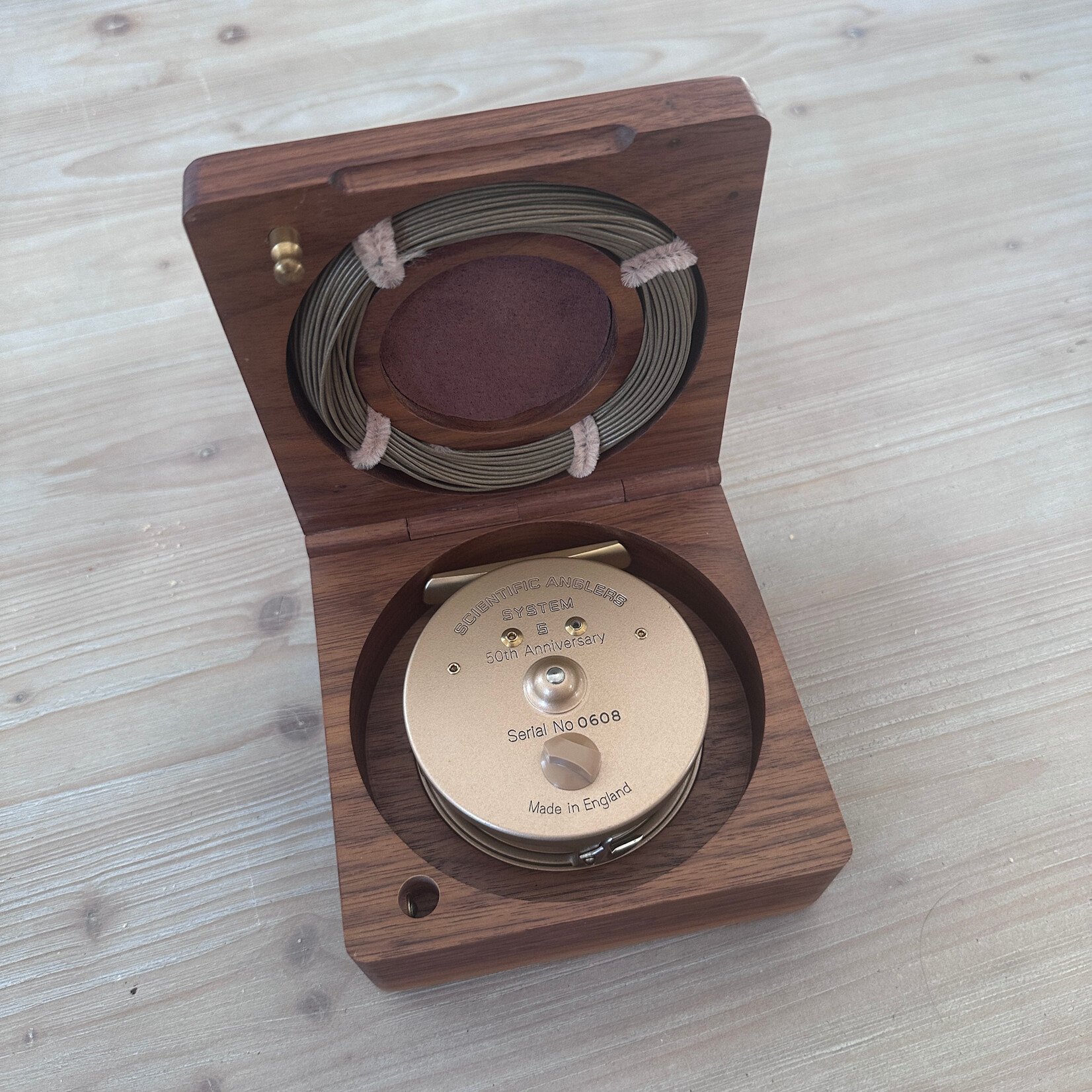 SA System 5 50th Anniversary Trout Reel in Presentation Box - Used/Vintage