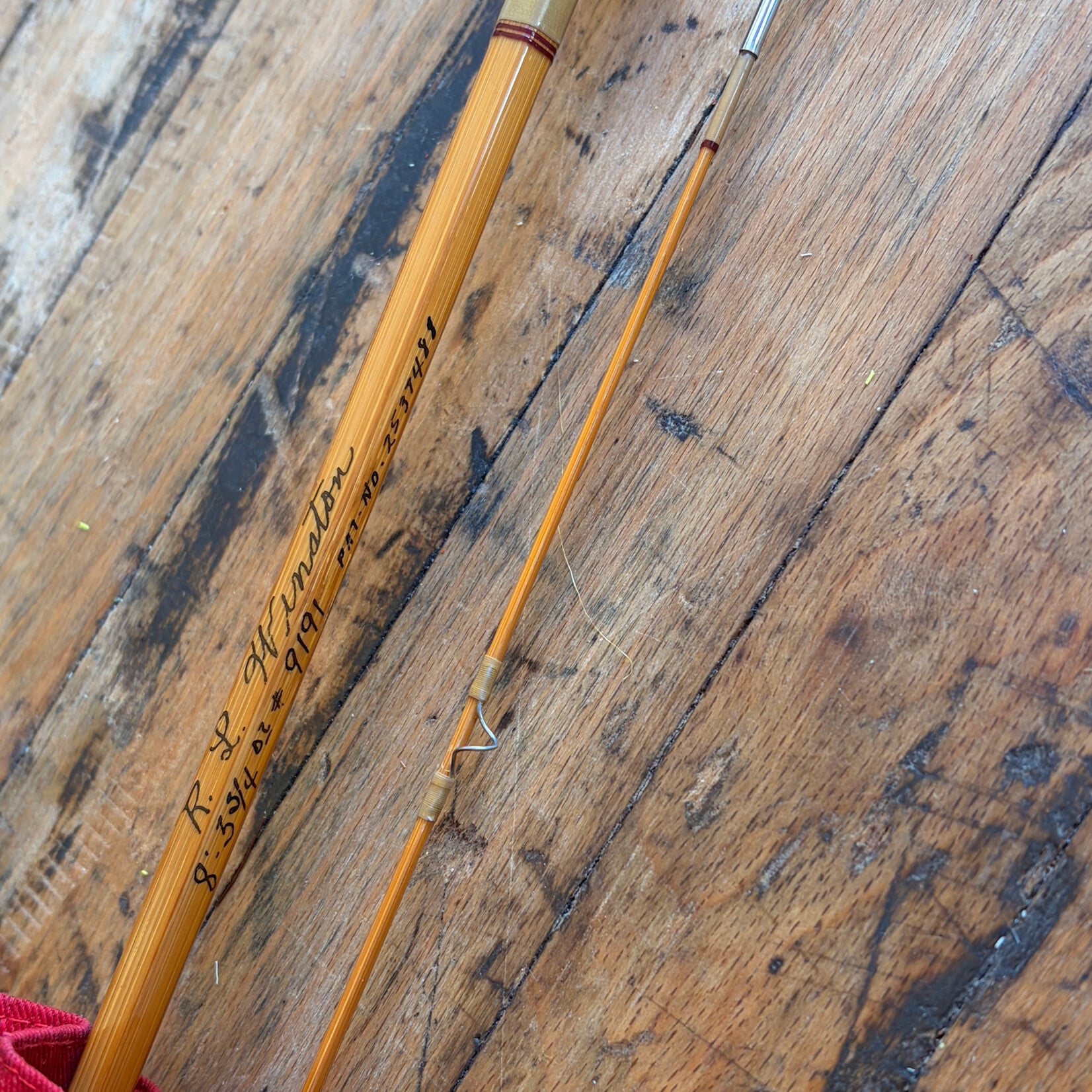 RL Winston Bamboo Fly Rod 8' 5wt 2/1 Used/Vintage