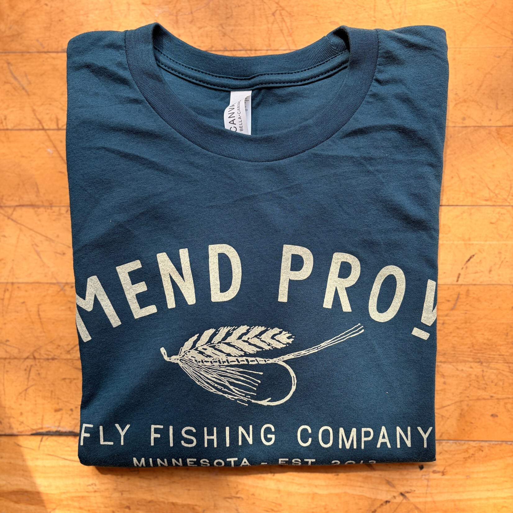 Mend Prov. T-shirt - Deep Water Blue