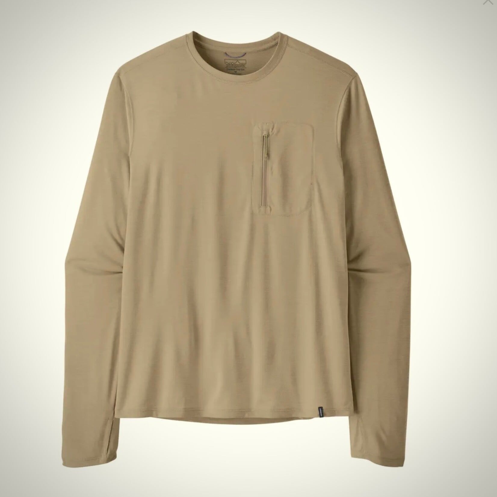 Mend Mend x Patagonia Cap Cool Sun Shirt - Seabird Grey X-Dye