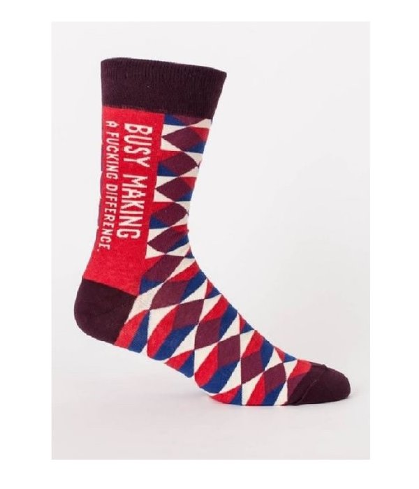 Blue Q Making a F*cking Difference Men's Socks