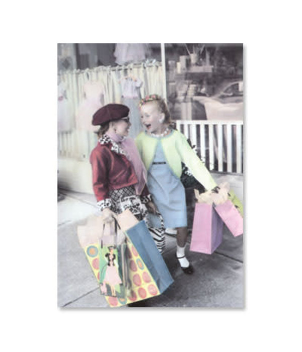 Papyrus Papyrus Birthday Card Two Girls Shopping