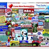 White MTN Puzzles NH Love 1000 Piece Puzzle