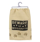 Primitives Dish Towel Beware Of Wigglebutts