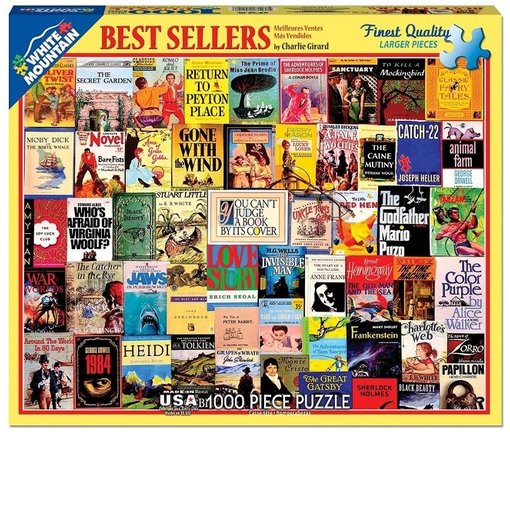 White MTN Puzzles Best Sellers 1000 piece Puzzle