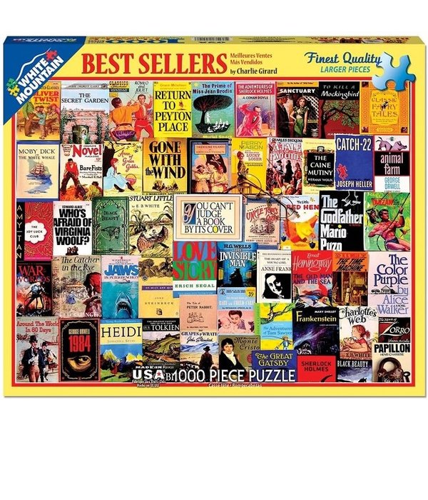 White MTN Puzzles Best Sellers 1000 Piece Puzzle 724819255108