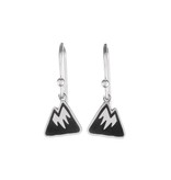 Silver Mountain Dangle Earrings