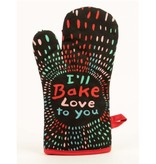 Blue Q Bake Love To You Oven Mitt
