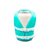 Puffin Coolers Life Jacket Koozie Blue