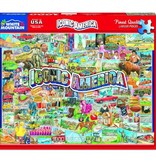 White MTN Puzzles Iconic America 1000 Piece Puzzle