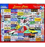 White MTN Puzzles License Plates 1000 Piece Puzzle
