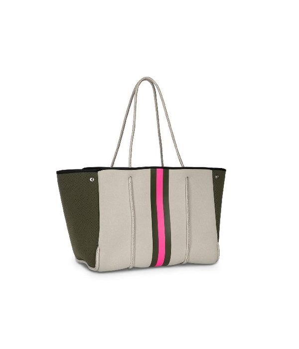 Greyson Swank Pink Stripe Bag