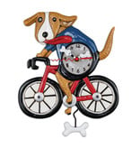 Bicycle Dog Clock