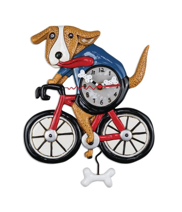 Allen Designs Bicycle Dog Clock