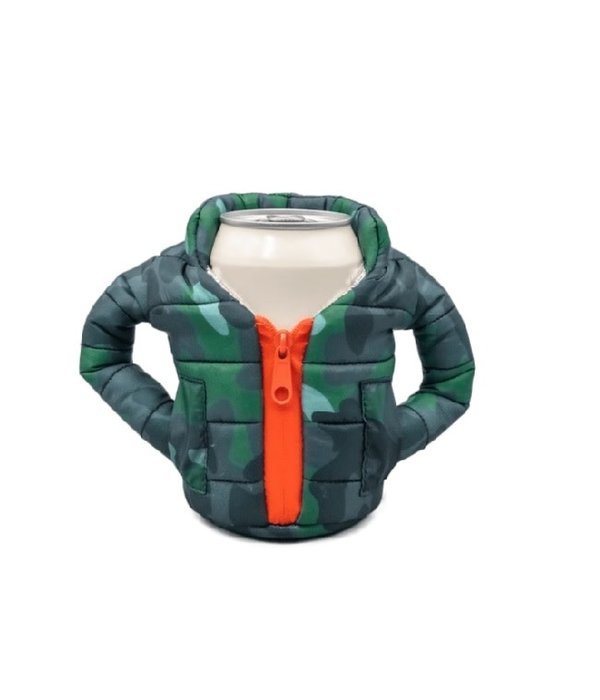 Puffin Coolers Jacket Camo Koozie