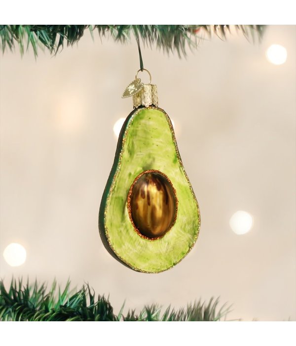 Old World Christmas Avocado Ornament