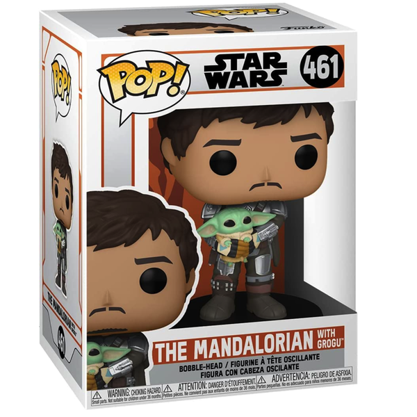 Star Wars Mandalorian With Grogu POP!