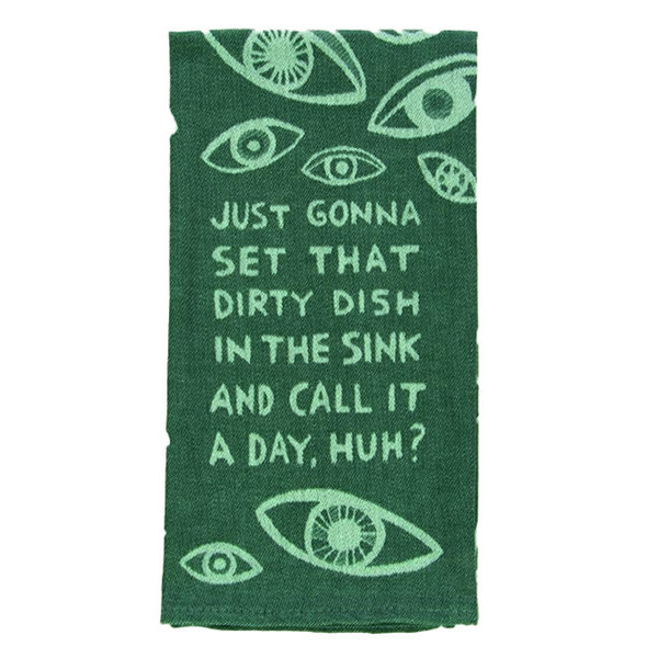 Dishes In The Sink Dish Towel