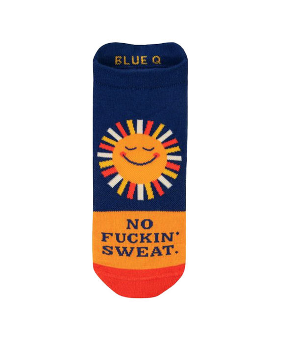 Blue Q No F*ckin Sweat Sneaker Socks