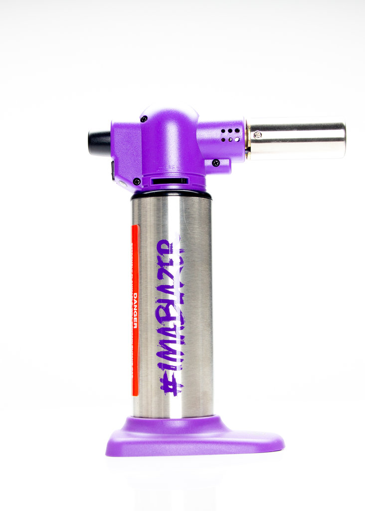 Blazer Big Buddy Torch - Purple with Stainless Steel