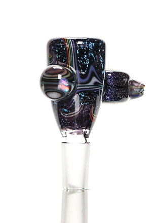 Robin Hood Glass Linework Slide with Dichro Throughout 14mm -01