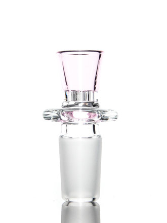 Blazing Blue Glass Honeycomb Slide 18mm - Pink