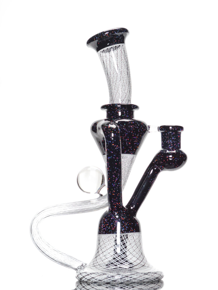 Daveman Crushed Opal Retti Recycler Black and White