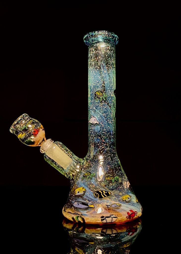 Dave Strobel Sea Theme Fumed Mini Tube