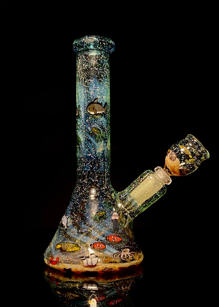 Dave Strobel Sea Theme Fumed Mini Tube